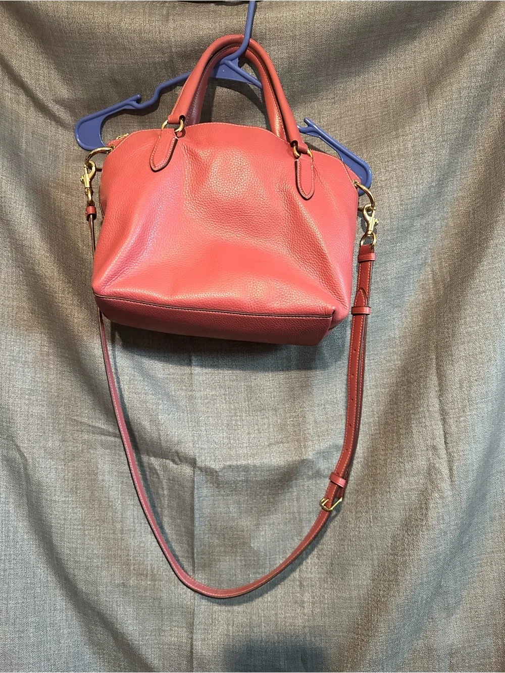 Coach pebble leather